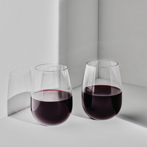 Cuvee Stemless Wine Glasses - Salt & Pepper